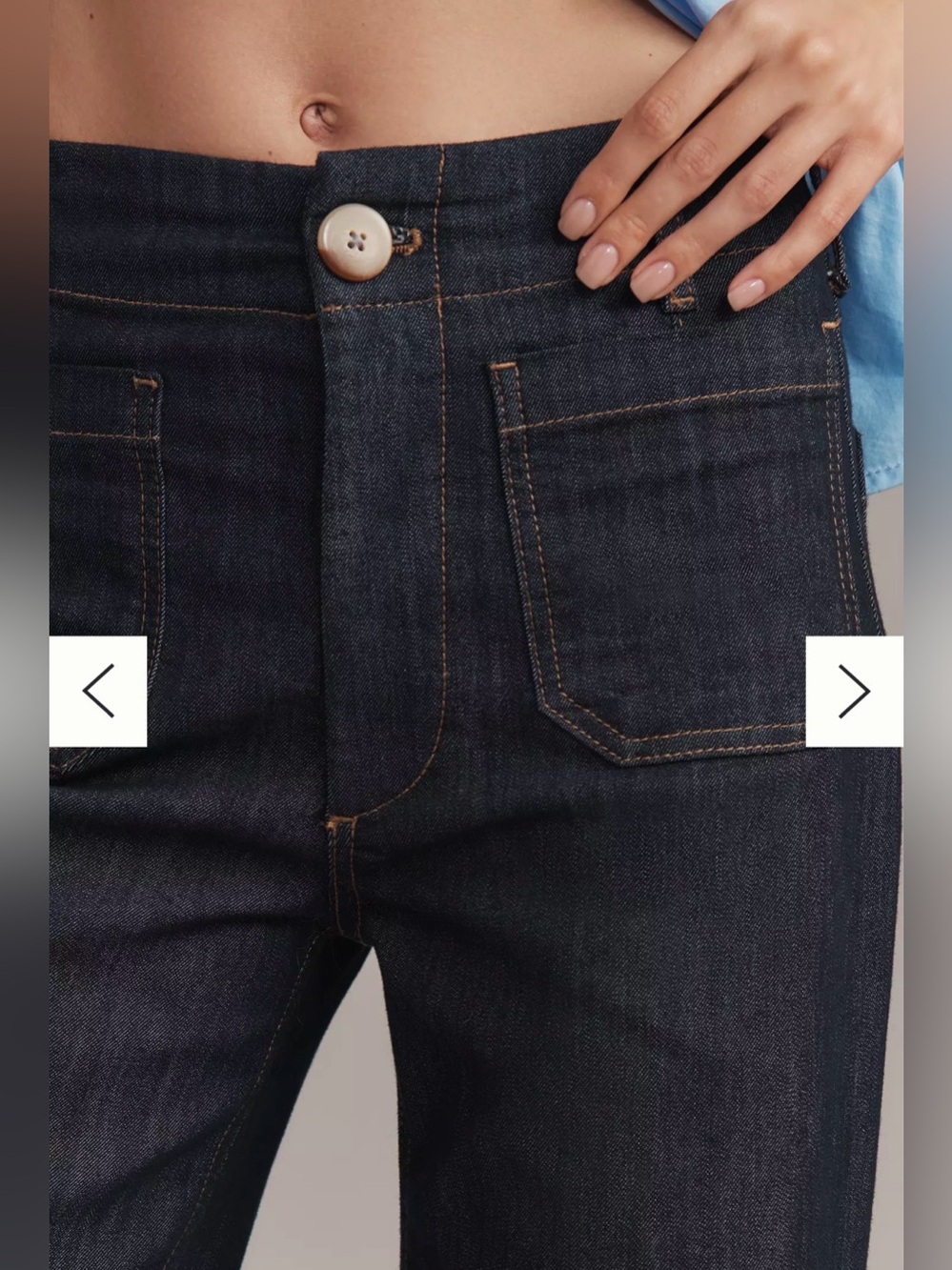 Maeve Colette High-Rise Wide-Leg Full-Length Jeans Size 29 $148 Anthropologie - Picture 4 of 10